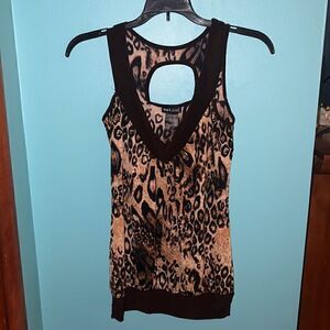 Wet Seal leopard top  